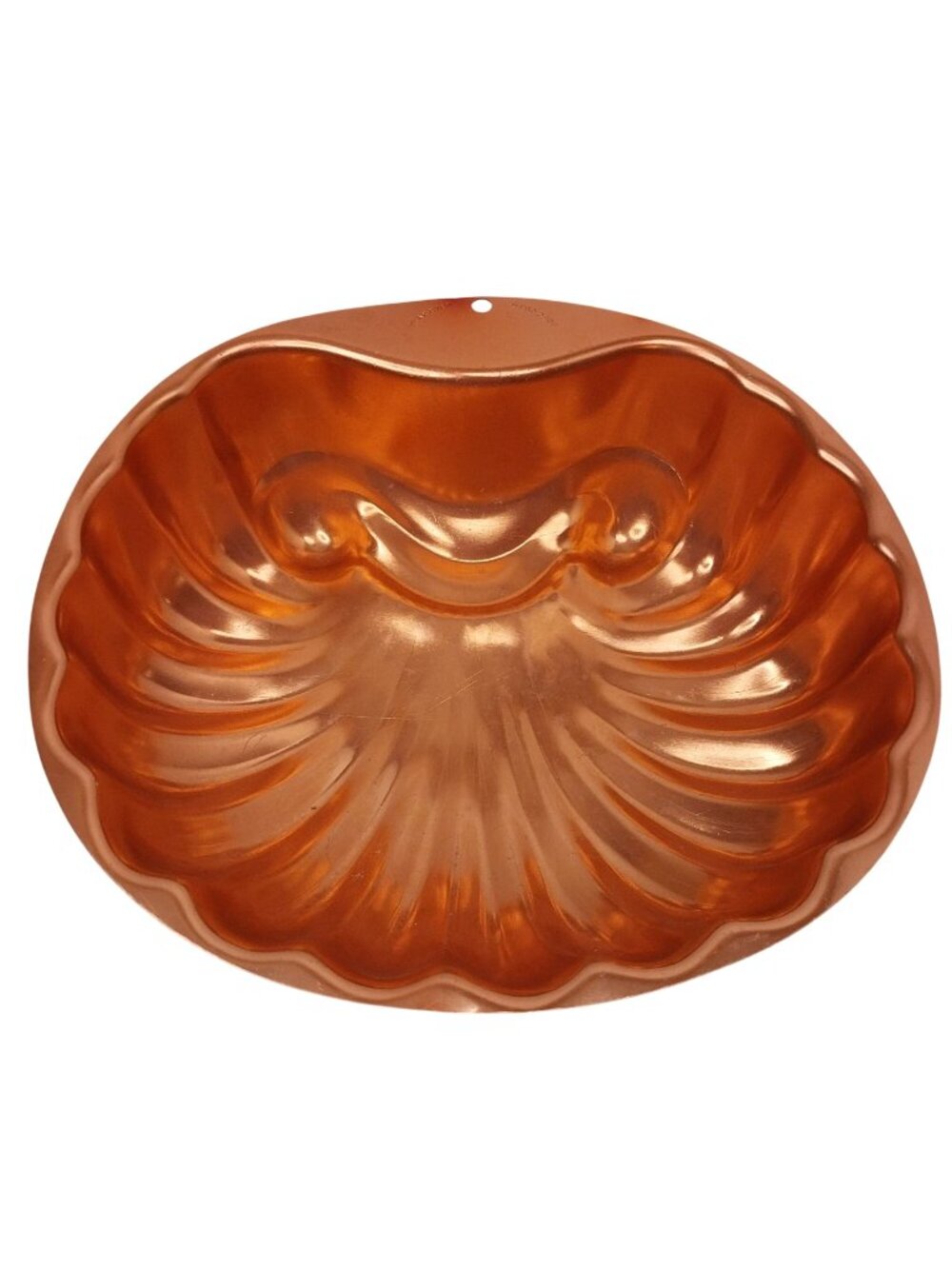 Wear-Ever 6-Cup Copper Seashell Mold Vintage